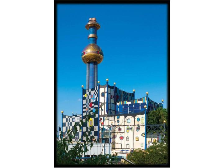 Hundertwasser Architecture Card Spittelau