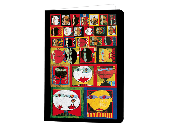We Live in Paradise (134) - Hundertwasser Greeting Card