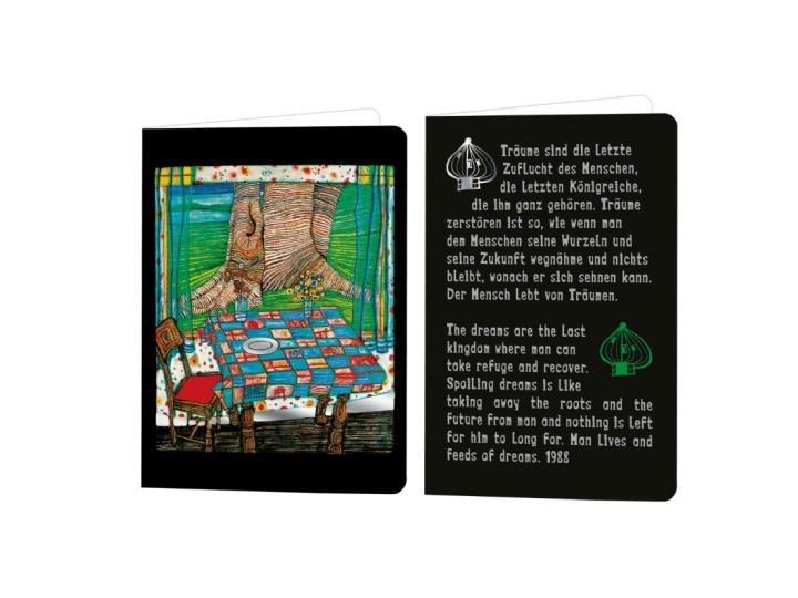 Hundertwasser Greeting Card Island of Lost Desire (755)