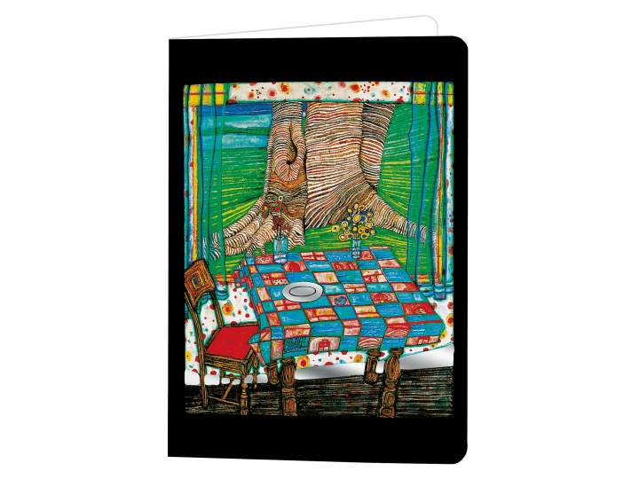 Island of Lost Desire (755) - Hundertwasser Greeting Card