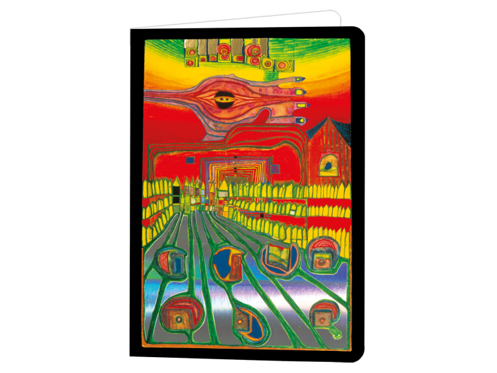 Street for Survivors (553) - Hundertwasser Greeting Card