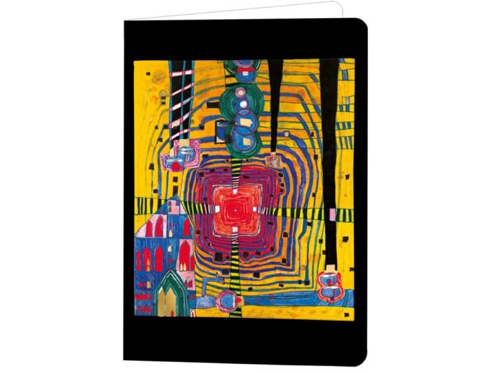 Hundertwasser Greeting Card Close-Up of Infinity (937)