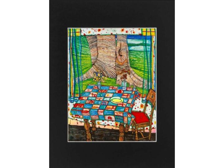 Hundertwasser Mini Print Island of Lost Desires (755)