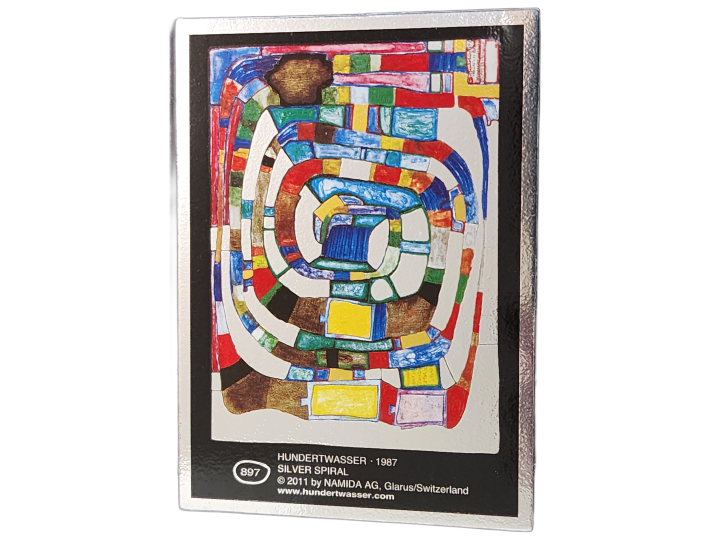 Art Magnet Silver Spiral (897)