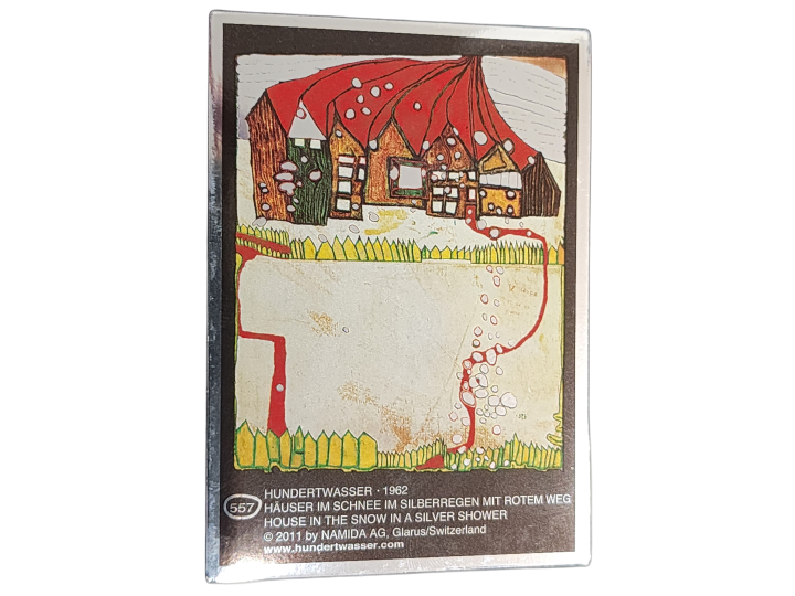 Art Magnet Houses in the Snow (557)