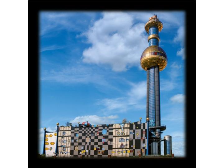 Hundertwasser Art Photo Heating Plant AD-006