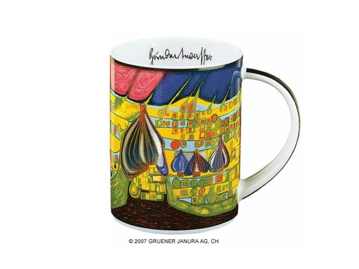Magic Mug Hundertwasser Yellow Last Will