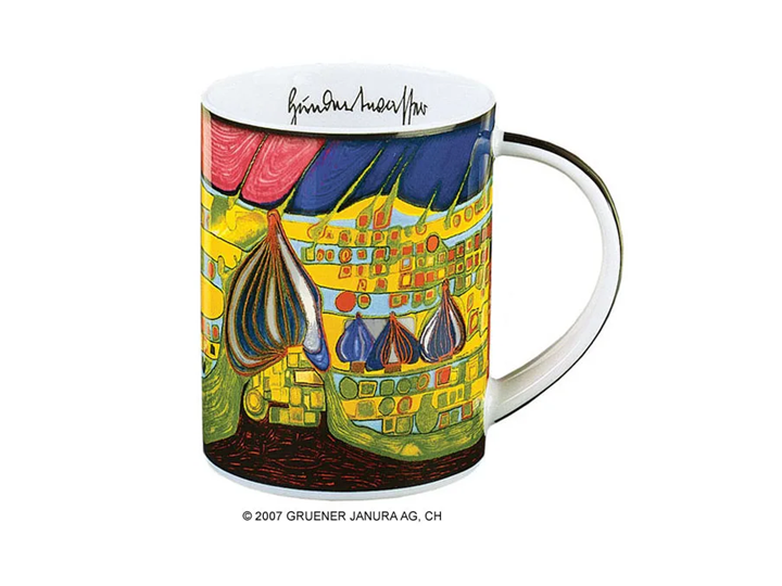 Magic Mug Hundertwasser Yellow Last Will