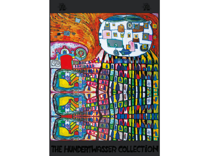 2026 July Sale - Hauskatze (906c) - Hundertwasser Art Poster 54.9cmx84cm Was $182 Now $109.20