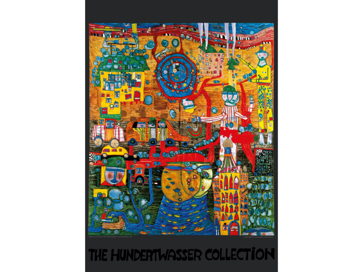 The 30 Day Fax Painting (936) - Hundertwasser Art Poster 54.9cm x 84cm