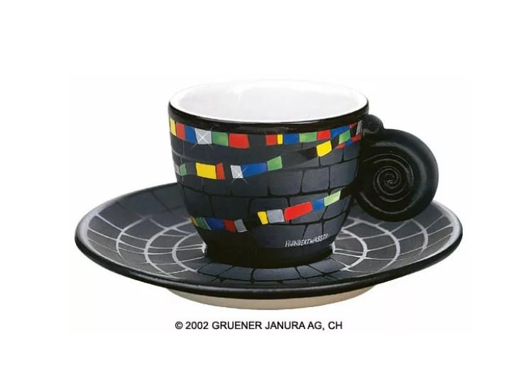 Espresso Cup Hundertwasser "Hundertwasser Haus"