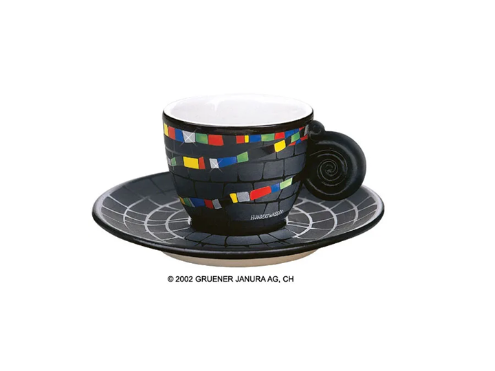 Espresso Cup Hundertwasser "Hundertwasser Haus"