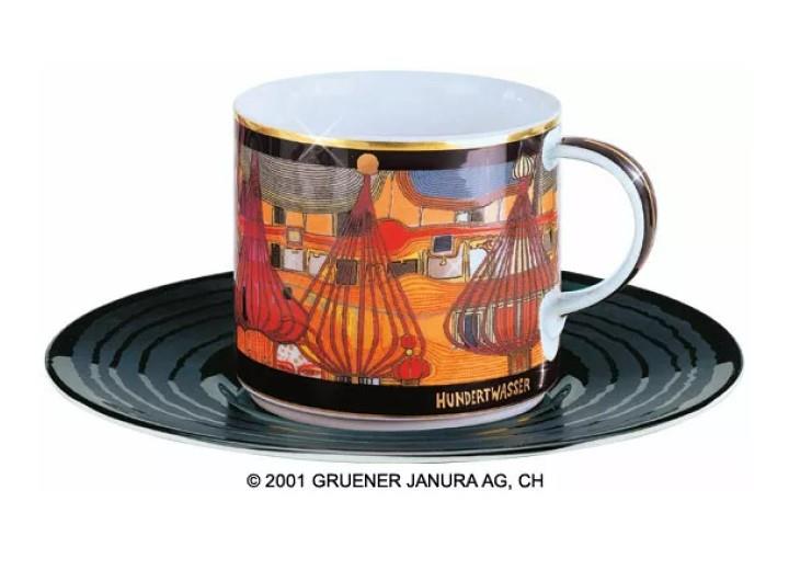 Artist's Cup Hundertwasser "L'Explusion" (656B)