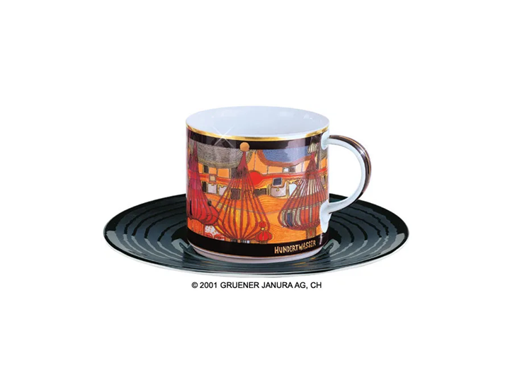 Artist's Cup Hundertwasser "L'Explusion" (656B)