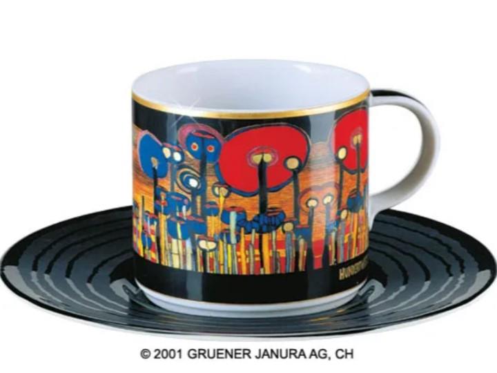 Artist's Cup Hundertwasser  "Attention Grass" (895D)