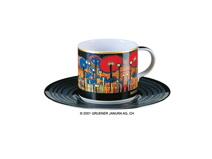 Artist's Cup Hundertwasser  "Attention Grass" (895D)