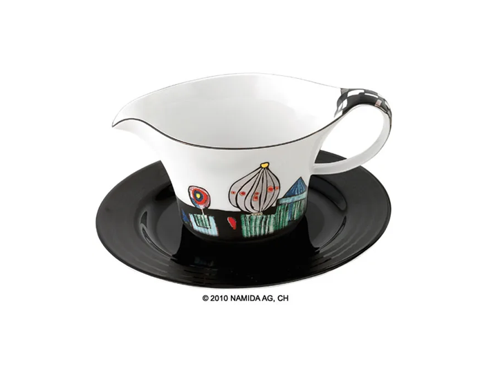 Hundertwasser Sauce Boat "Antipodes"