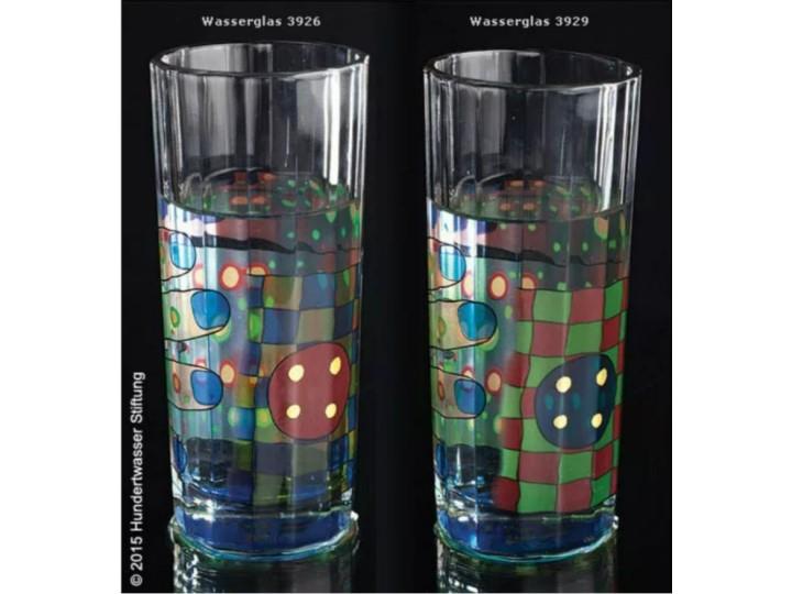Hundertwasser Rainy Day Glass Set C
