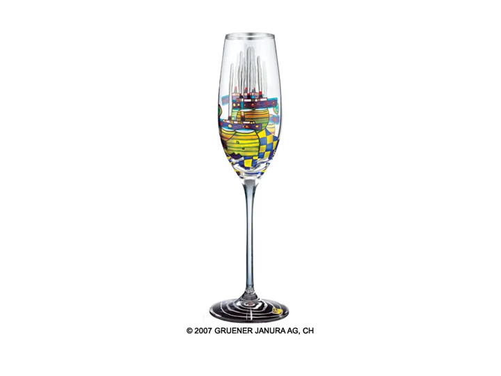 Hundertwasser Sparkling Glass Pacific Steamer