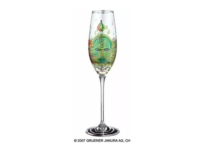 Hundertwasser Sparkling Glass Green Power