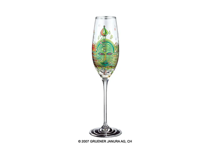 Hundertwasser Sparkling Glass Green Power