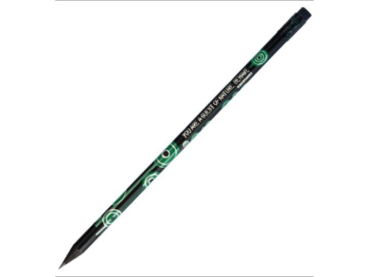 Hundertwasser Quote Pencil "You are a Guest of Nature, Behave!"