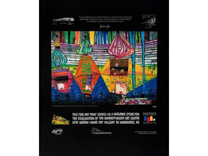Hundertwasser Art Centre Building Stone Print