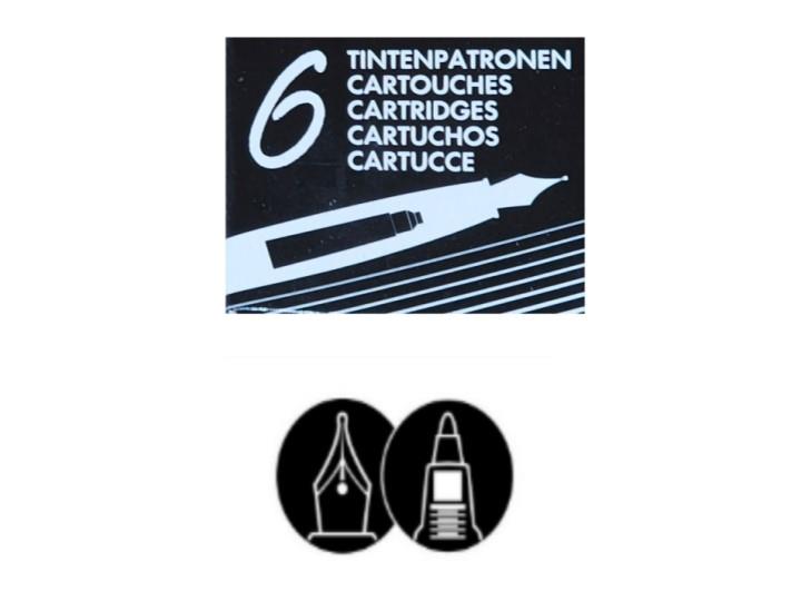 Ink Liner Refill 6pk Black