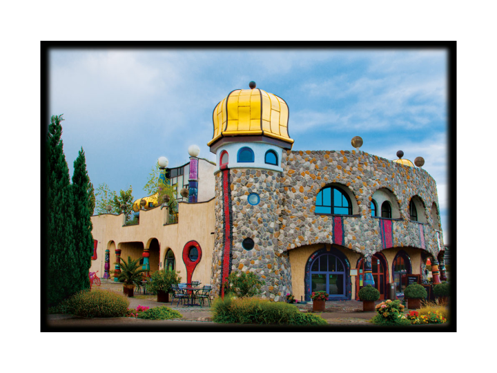 Market Hall Altenrhein - 027 - Hundertwasser Architecture Card