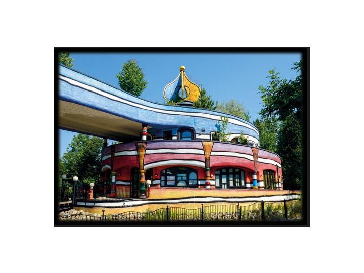 Hundertwasser Architecture Card Rainbow Spiral 033