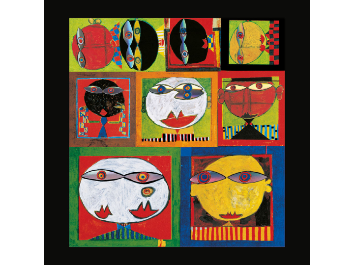 We Live in Paradise (134I-AD) - Hundertwasser Art Poster 48cm x 48cm