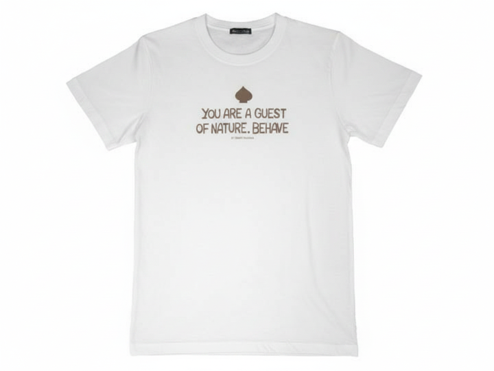 You are a Guest of Nature, Behave! White - Unisex