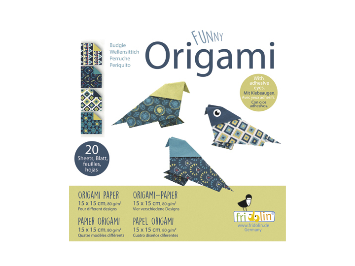 Origami Funny Budgie