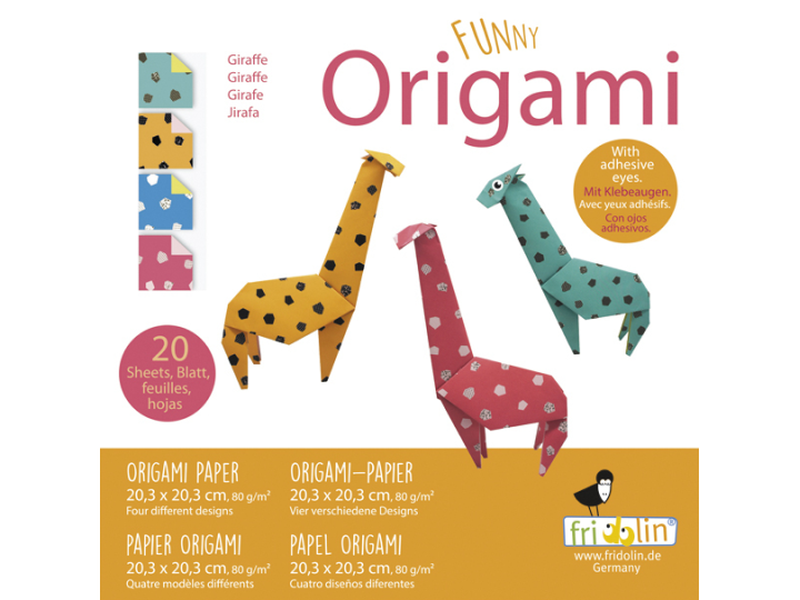 Origami Funny Big Giraffe
