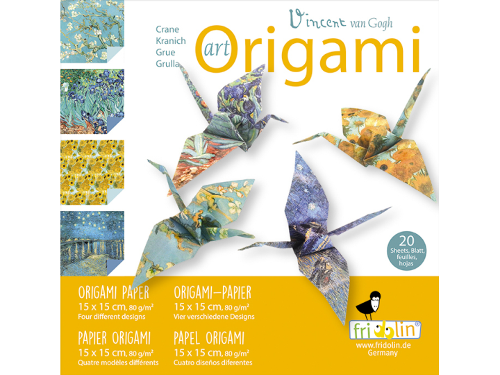 Origami Art Vincent Van Gogh (Cranes)