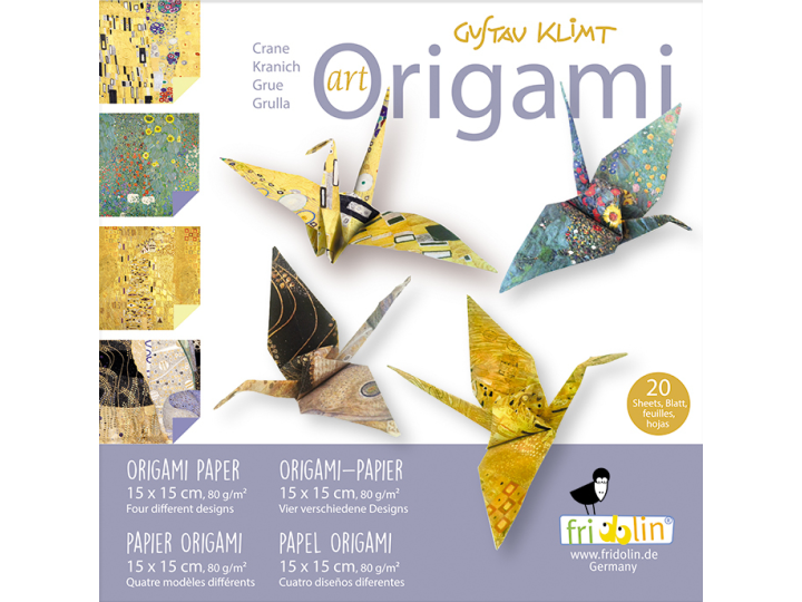 Origami Art Gustav Klimt (Cranes)