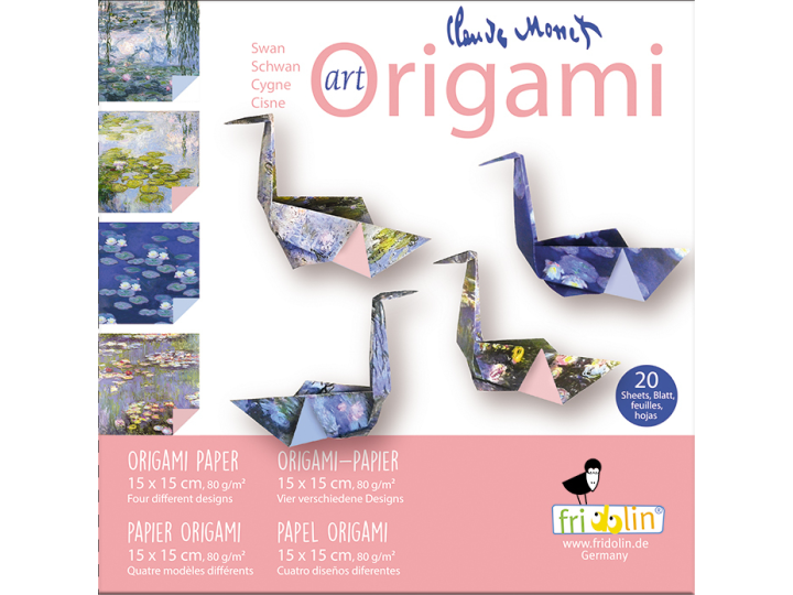 Origami Art Claude Monet (Swan)