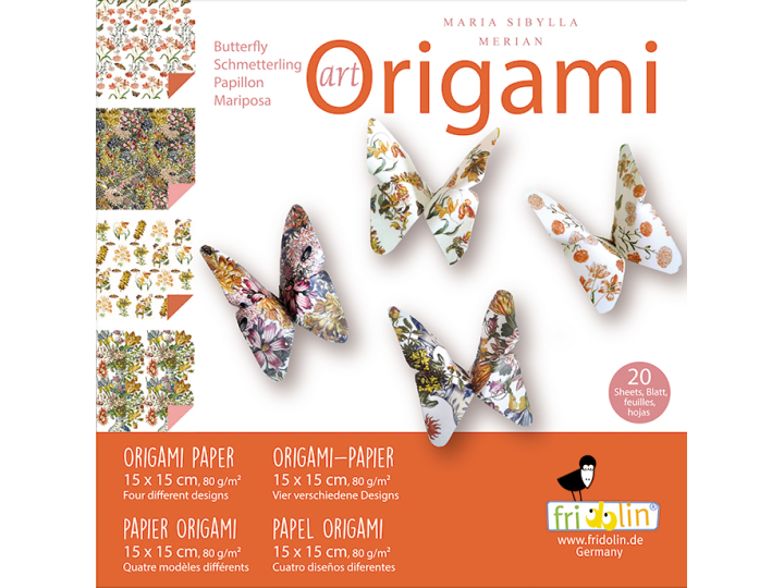 Origami Art Maria Sibylla Merian (Butterfly)