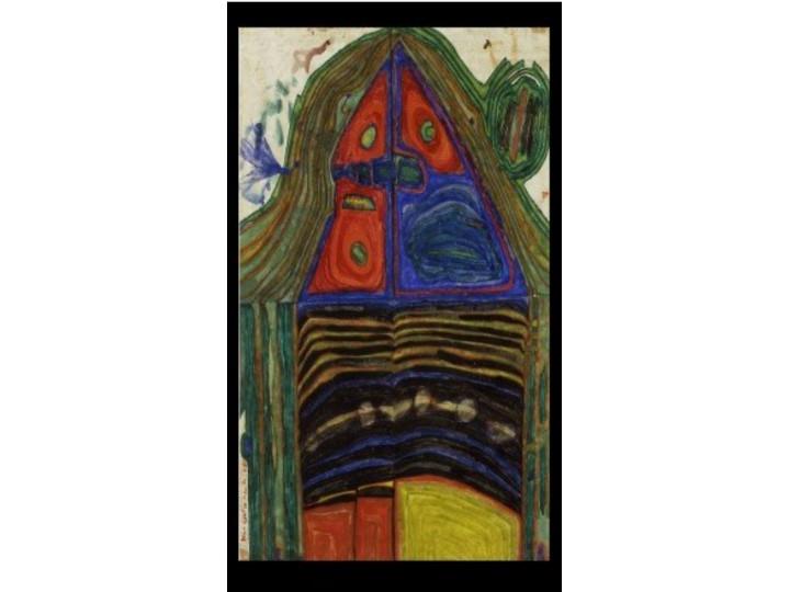 Hundertwasser Matte Art Card - Shelter (435)