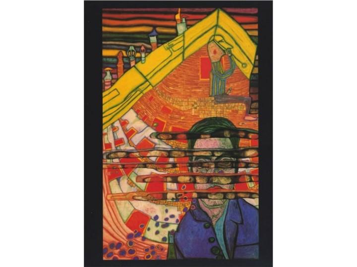 Hundertwasser Matte Art Card - Mourning Shiele (622)