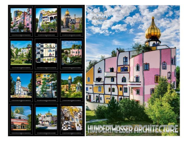 Hundertwasser Large Architecture 2026 Calendar