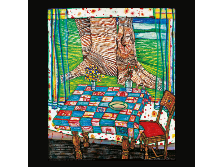 2026 July Sale - Island of Lost Desire (755GR) - Hundertwasser Art Poster 60cmx72cm Was $160 Now $96