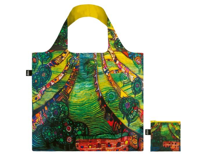 Loqi Shopping Bag Hundertwasser Greentown (781)