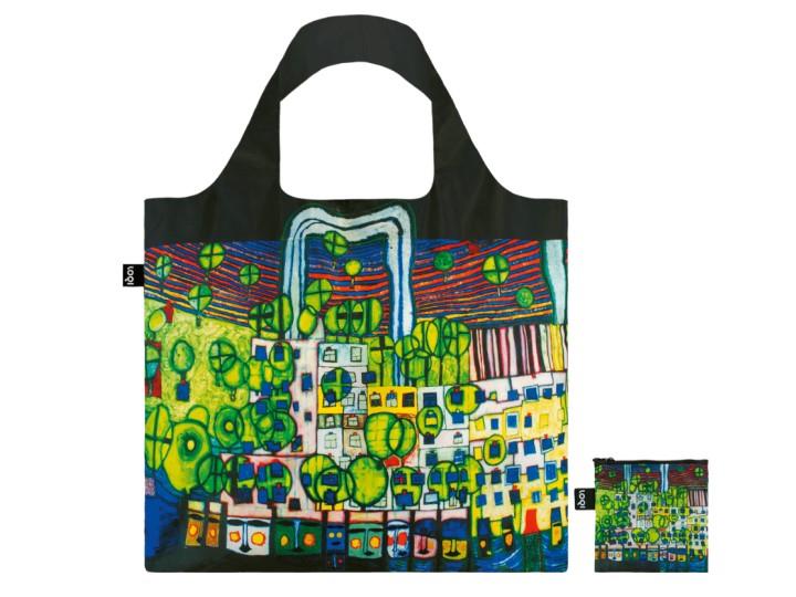 Loqi Shopping Bag Hundertwasser Loewengasse (839)