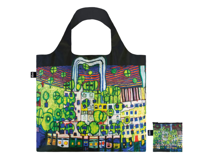 Loqi Shopping Bag Hundertwasser Loewengasse (839)