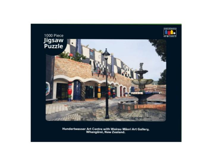 Hundertwasser Puzzle – Art Centre Fountain (1000-Piece)