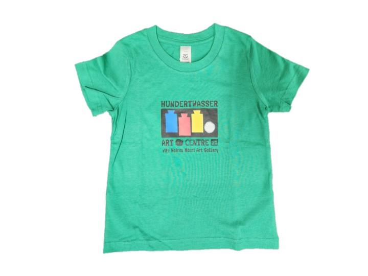 Hundertwasser Art Centre Logo Shirt Youth Green