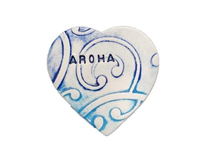 Heart Kowhaiwhai Small A - Borrowed Earth