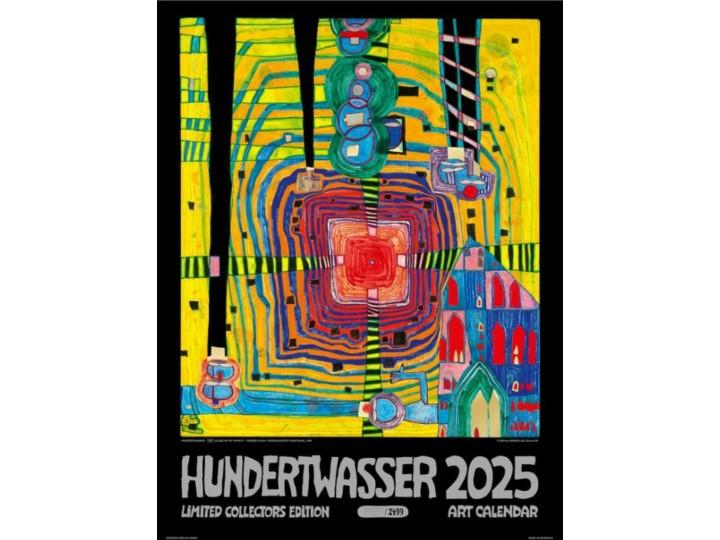CLEARANCE - Hundertwasser Calendar 2025 Large Art