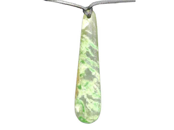 Pounamu Roimata 80mm Black Cord